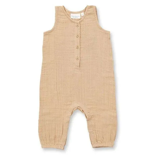 Sense Organics sense-organics Bequemer Baby Overall aus Musselin Maris von Sense Organics, Sand, – Produktbild 1 von 1