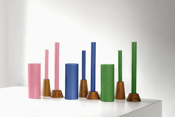Originalhome Originalhome Gute Stabkerzen für bewusste Geschenke - paraffinfrei & vegan, Grün (matcha), – Produktbild 2 von 3