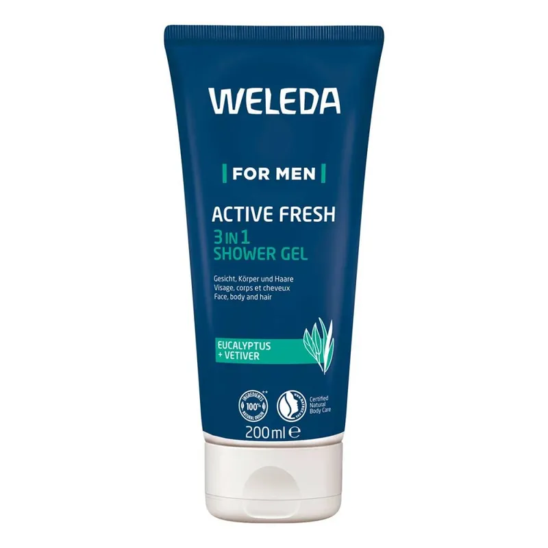 Weleda Weleda For Men Active Fresh 3in1 Shower Gel – Produktbild 2 von 2