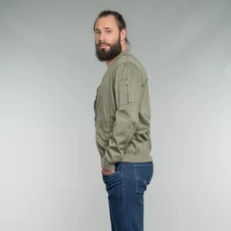 Feuervogl Feuervogl Herren vegan Blousonjacke Till Light Khaki – Produktbild 1 von 1
