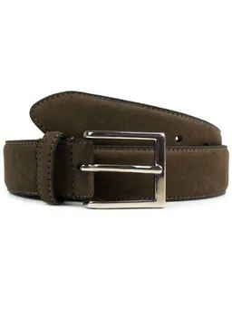 Will's Vegan Shop Will's Vegan Shop Continental-Gürtel, 3,5 cm Veganes Wildleder Herren – Produktbild 1 von 1