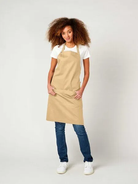 KAYA&KATO KAYA&KATO CO Latzschürze lang PIKE, Ingwer, – Produktbild 3 von 4