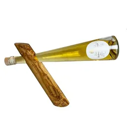 NATUREHOME NATUREHOME Weinflaschenhalter aus Olivenholz diagonal stehend natürlich elegant – Produktbild 1 von 1