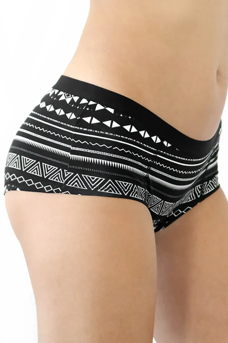 Albero Natur Albero Natur Damen vegan Multipack 6x Slips Boyshorts Weiß, Schwarz, – Produktbild 2 von 2