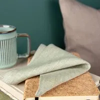 nahtur design nahtur-design Stofftaschentücher aus Bioleinen 25x25 cm, Moos, – Produktbild 1 von 2