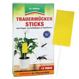 Silberkraft Silberkraft Trauermücken-Sticks: Effektive Bekämpfung von Weiße Fliegen, Trauermücken, Obst- und Essigfliegen, Thripsen und Zikaden – Produktbild 1 von 1