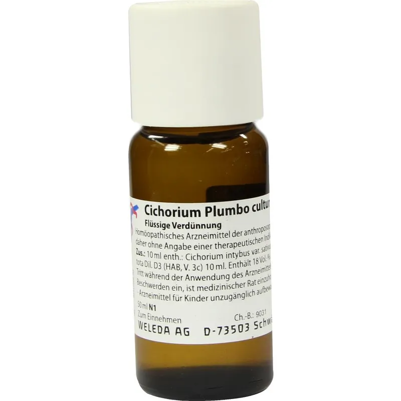 Weleda WELEDA CICHORIUM PLUMBO cultum D 3 Dilution 50 ml Dilution – Produktbild 1 von 1