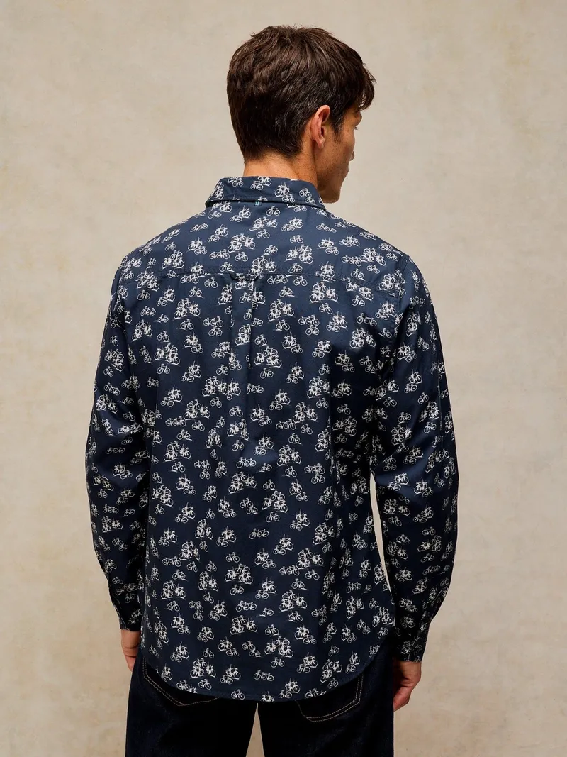 White Stuff White Stuff Bedrucktes Hemd Finsbury, Marine print, – Produktbild 4 von 4