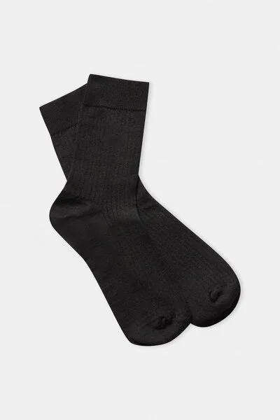 About Companions About Companions - Socken Linen Socks, Schwarz, – Produktbild 1 von 2