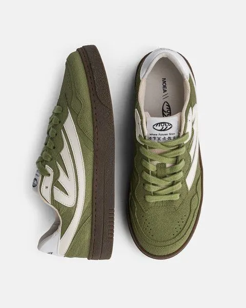 MoEa MoEa Sneakers Veyron Low - Green & Cream - Mushroom, Natural, – Produktbild 3 von 4