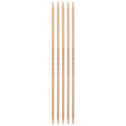 Prym Prym Strumpfstricknadeln, Bambus, 15 cm – Produktbild 1 von 1