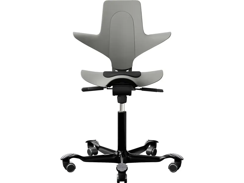 HAG HAG Bürodrehstuhl "Capisco Puls 8010" Gestell: schwarz/clay,Stoff: "Cura" black – Produktbild 1 von 1
