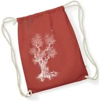 Life Tree Life-Tree Stringbag aus Biobaumwolle Fairwear "Olive Tree" für in Grün/Blau/Weiß/Rot, Rot, – Produktbild 1 von 1