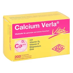 Basenpulver Verla Basenpulver Verla Calcium Verla Vital Filmtabletten – Produktbild 1 von 1