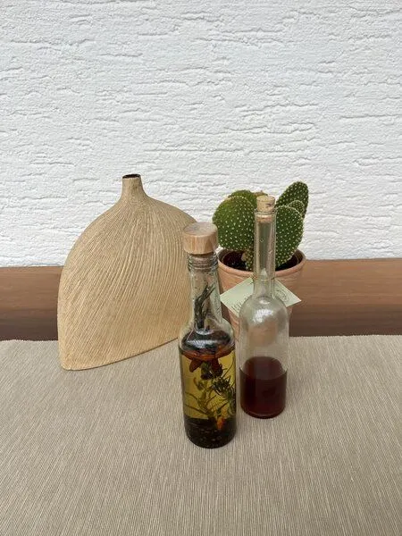 Kork-Deko Kork-Deko Kunststoff-Ausgießer mit Holz-Deckel | schmal | vielseitig verwendbar – Produktbild 4 von 6