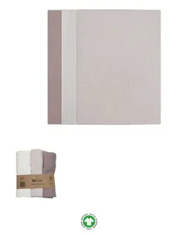 bistyle bistyle Musselin Baby-Decke -3er Pack - extra dicker 4-lagiger - 60x60cm - zertifiziert – Bio Baumwolle – Produktbild 1 von 1