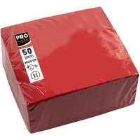 ProNappe 50 ProNappe Cocktail-Servietten 20 x 20 cm, rot – Produktbild 1 von 1
