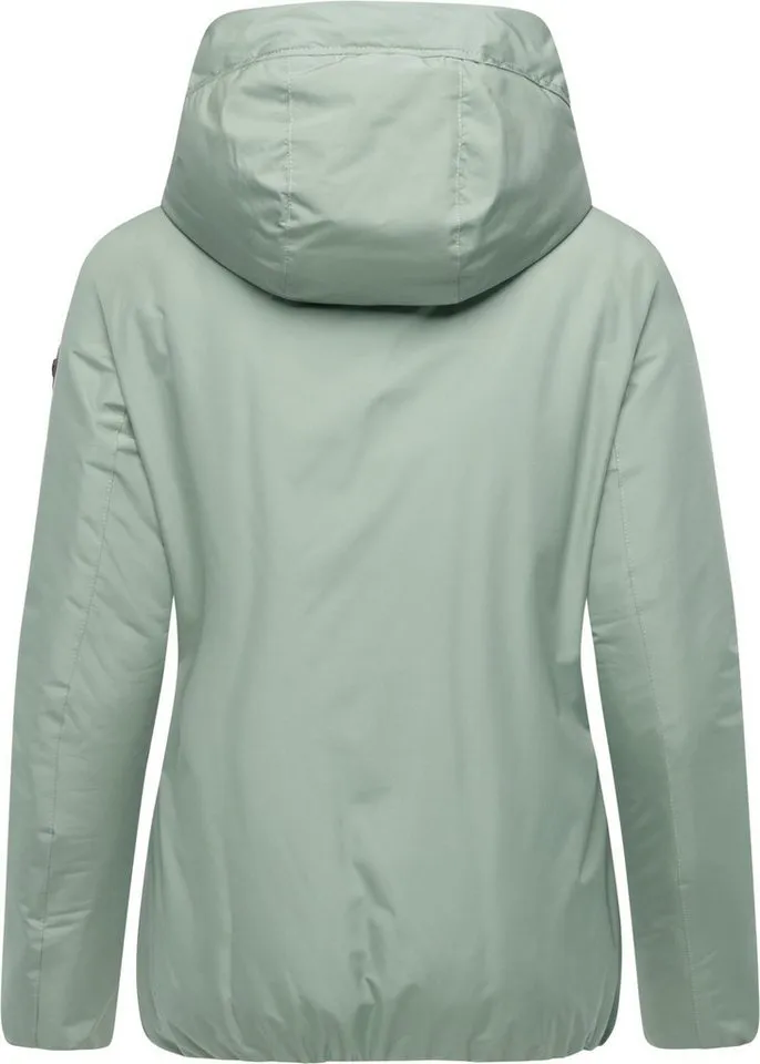 ragwear ragwear Winterjacke Sunniva Warm Wasserdichte und atmungsaktive Damen Jacke für den Winter, Grau|grün, – Produktbild 4 von 4