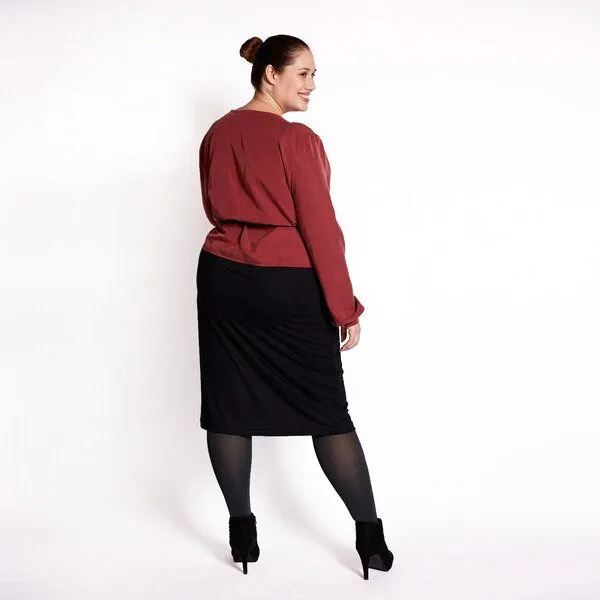WiDDA berlin WiDDA berlin Midirock BASIC aus TENCEL® Modal in Schwarz – Produktbild 4 von 4