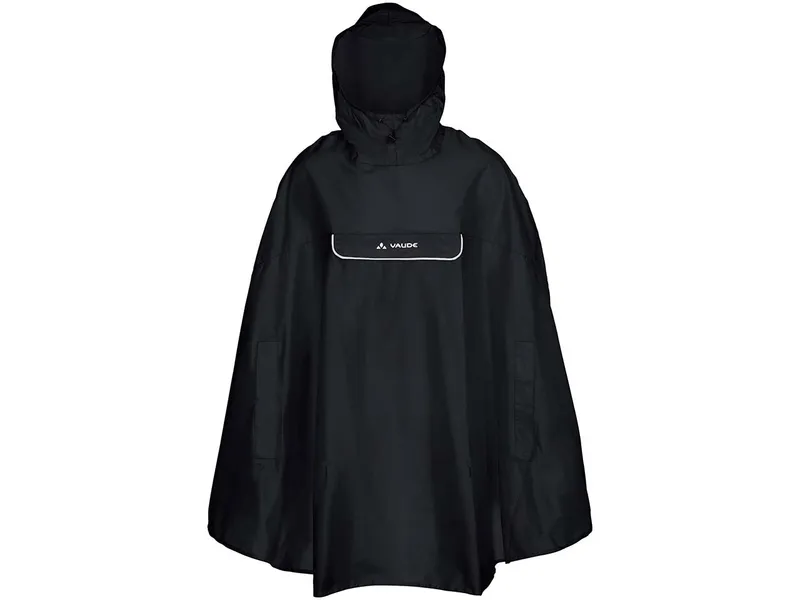 Vaude VAUDE Regenponcho 'Valdipino' unisex black, Gr. L – Produktbild 1 von 5