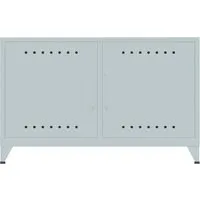 Bisley BISLEY Sideboard "Fern" 1 Fachboden, B114xT40xH72,5cm, lichtgrau – Produktbild 1 von 1