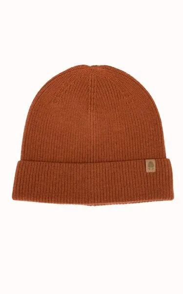 Kopyto Kopyto GAZELLE – Leichte, gerippte Mütze aus plüschiger Merinowolle, Orange, – Produktbild 2 von 7