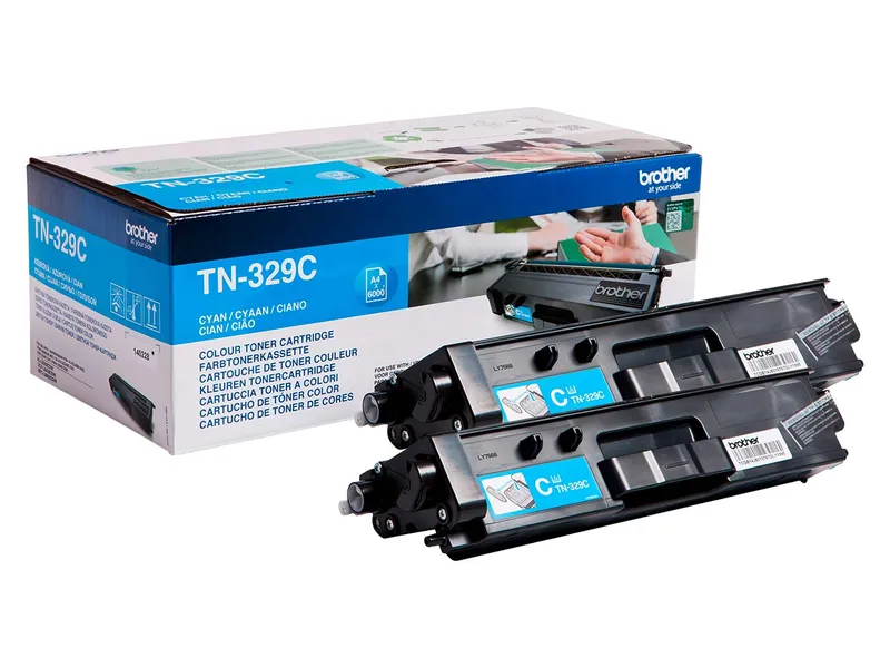 Brother Brother Twinpack Toner TN-329C cyan – Produktbild 1 von 1