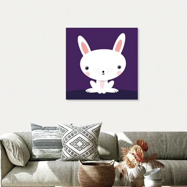 Photocircle Photocircle Poster / Leinwandbild - Kinderzimmerbild Kawaii Hase – Produktbild 4 von 4