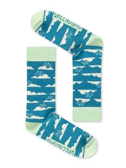 GreenBomb GREENBOMB Clouds Socks - Lässige Socken aus Bio-Baumwoll Mix / hochwertiger Print / Fair & Vegan – Produktbild 1 von 1