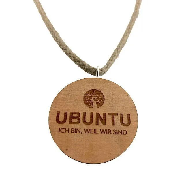 Maishameanslife Maishameanslife Ubuntu Tree Halskette - Recyceltes Altholz & Hanf – Produktbild 3 von 4