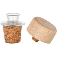 Kork Deko Kork-Deko Kunststoff-Ausgießer mit Holz-Deckel | schmal | vielseitig verwendbar – Produktbild 1 von 1