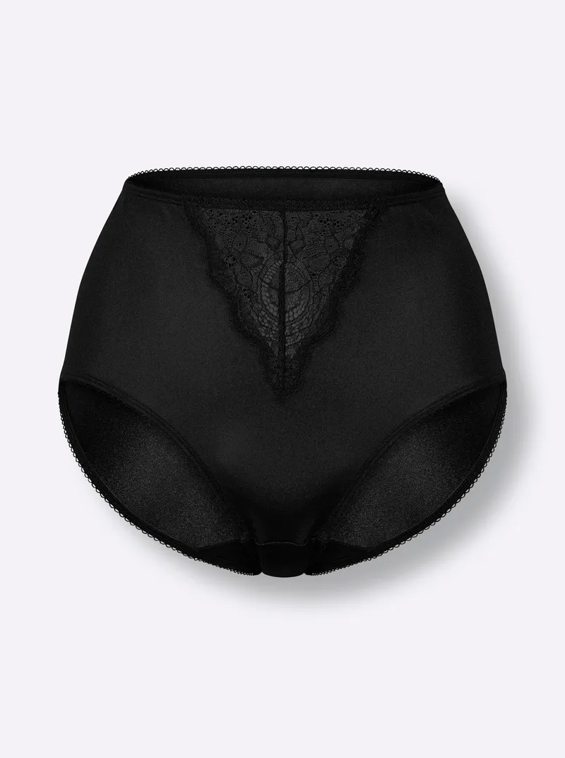 wäschepur Taillenslip schwarz, Schwarz, – Produktbild 1 von 2