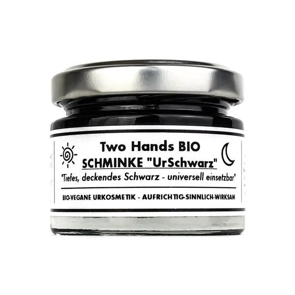 Two Hands BIO Two Hands BIO Schminke „UrSchwarz“ mit Bio-Carnaubawachs & Bio-Sheabutter – Produktbild 1 von 6