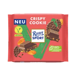 Ritter Sport Ritter Sport Vegan Crispy Cookie, 100 Gramm – Produktbild 1 von 1