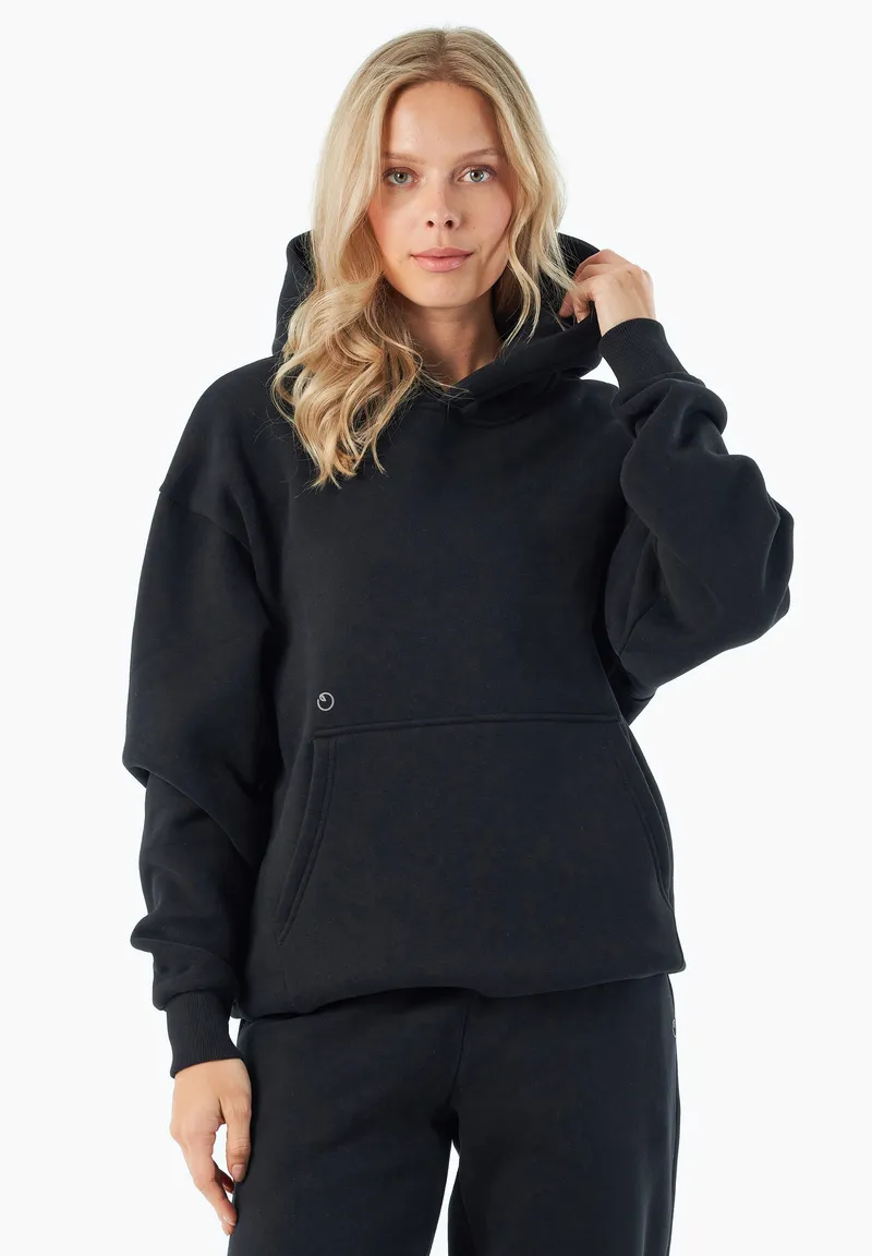 ORGANICATION ORGANICATION Herren vegan Hoodie Harvinn Schwarz, Schwarz, – Produktbild 1 von 1