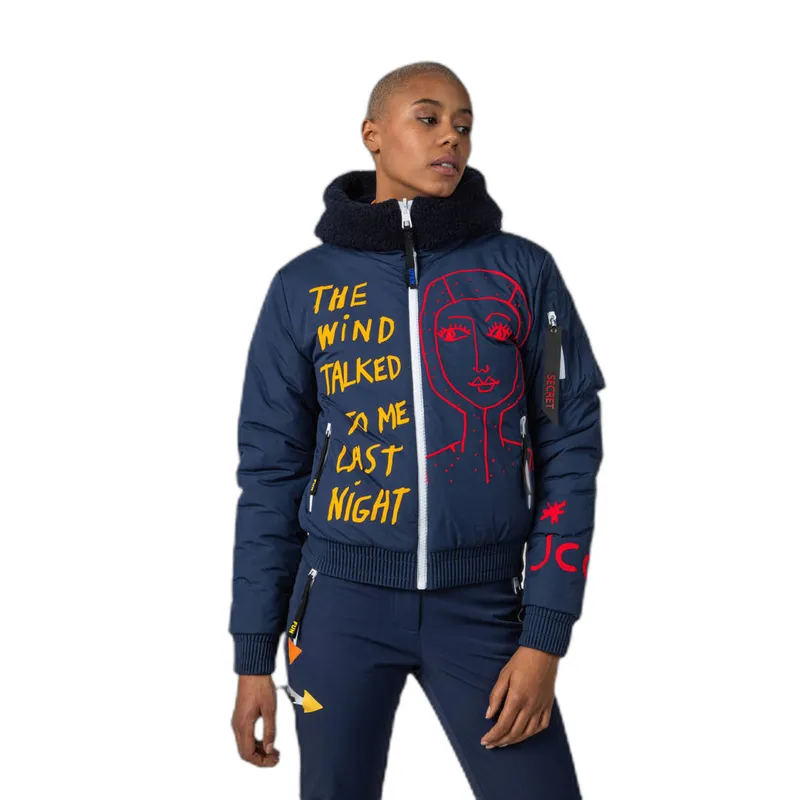 Rossignol Fleece-Skijacke Damen Rossignol Yety, Bleu, – Produktbild 2 von 2