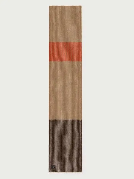 thinking mu thinking mu Unisex Schal - Ghede - aus Wolle, Brown annapurna (mehrfarbig), – Produktbild 4 von 4