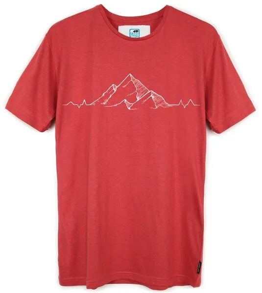 Gary Mash GARY MASH Shirt Mountainbeat aus TENCEL Modal Mix, Rot, – Produktbild 1 von 4