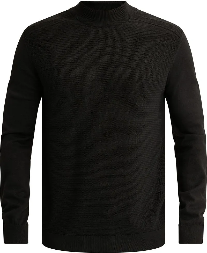 Vanguard Vanguard Strick-Pullover Turtle Schwarz - Größe 3XL, Schwarz, – Produktbild 2 von 5