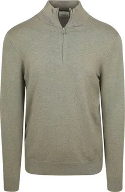 Profuomo Profuomo Half-Zip Pullover Luxury Basic Grün - Größe XL – Produktbild 1 von 1