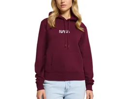 Spreadshirt Hoodie Nasa Logo Weiß Stick Damen Premium Hoodie (1-tlg) Normaler Schnitt für optimale Passform – Produktbild 1 von 1