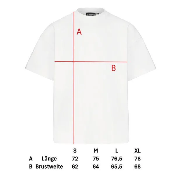 COREBASE COREBASE Oversized TShirt - Heavyweight - 300 g/m², Weiss, – Produktbild 1 von 7