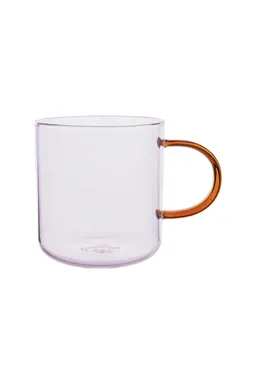 Tranquillo Tasse RAIINBOW Rosa – Borosilikatglas - rosa – Produktbild 1 von 1