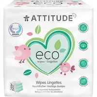 Attitude Attitude 100 % biologisch abbaubare Feuchttücher 3-er Pack (3 x 72) – Produktbild 1 von 1