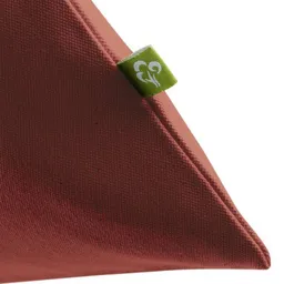 MelaDi Meladi Tragetasche / Tote Bag aus Biobaumwolle - Aubergine und Karotte auf Rusty Red – Produktbild 1 von 1
