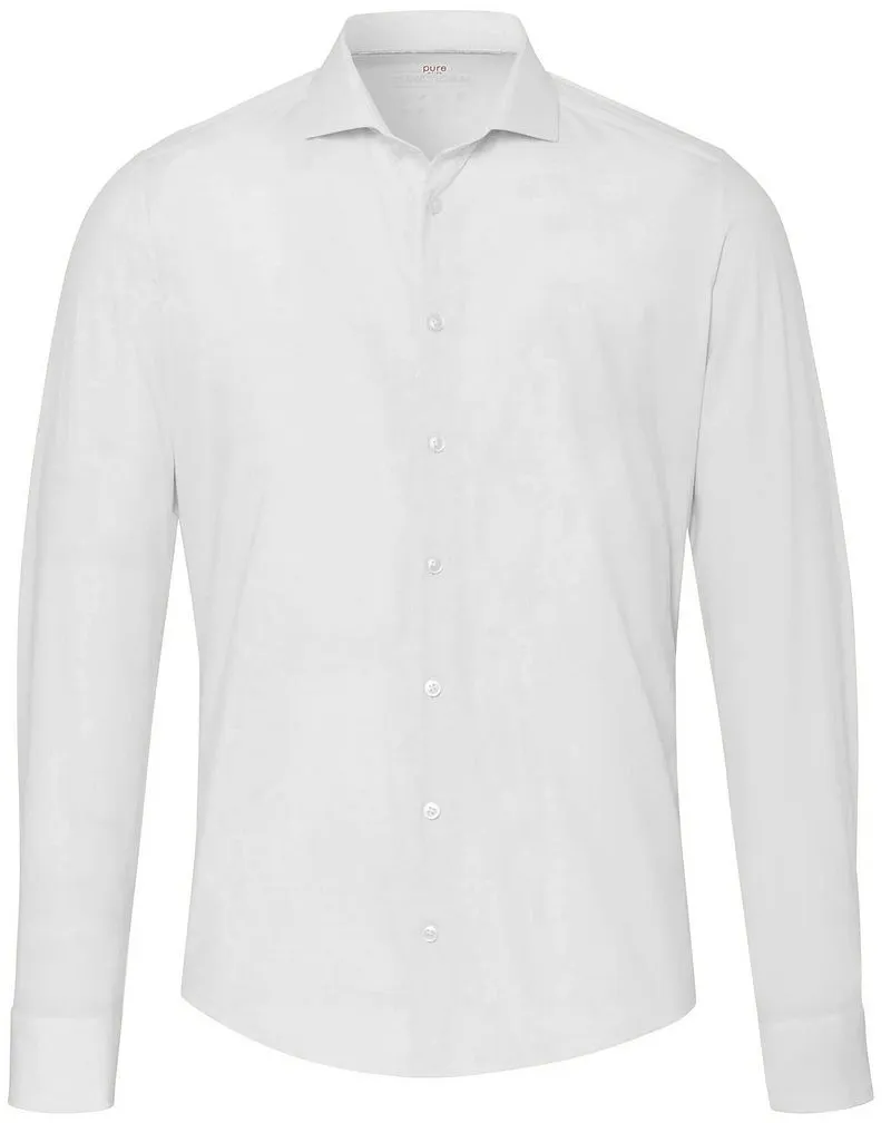 Pure Pure The Functional Shirt Ecru - Größe 38, Wollweiß, – Produktbild 1 von 1