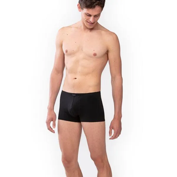 mey Mey Superweiche Shorty aus FSC-Tencel "Network", Schwarz, – Produktbild 1 von 2