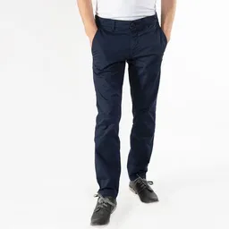 fairjeans fairjeans Chino in dunkelblau aus Bio-Baumwolle, faire Hose, GOTS – Produktbild 1 von 1