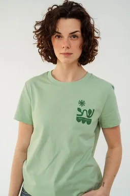 Kultgut Kultgut Artdesign - Biofair- Femin Shirt /More Humanity – Produktbild 1 von 1