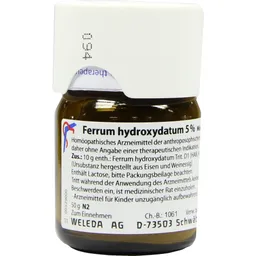 Weleda WELEDA FERRUM HYDROXYDATUM 5% Trituration 50 g Trituration – Produktbild 1 von 1